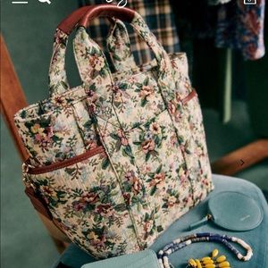 NWT Sezane Sacha Bag – Jacquard Floral